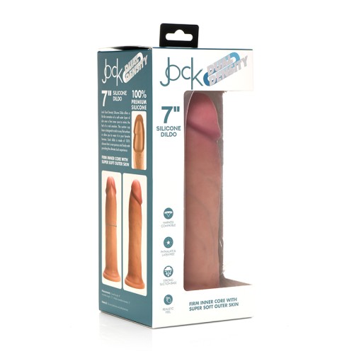 Curve Toys Jock 7 in. Dual Density Dildo