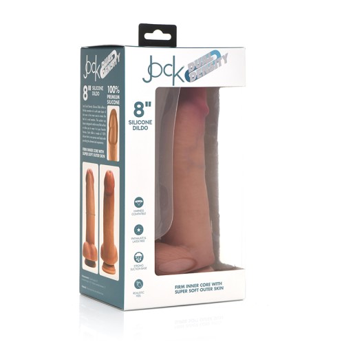 Dildo de Silicona Dual Density con Ventosa Curve Toys