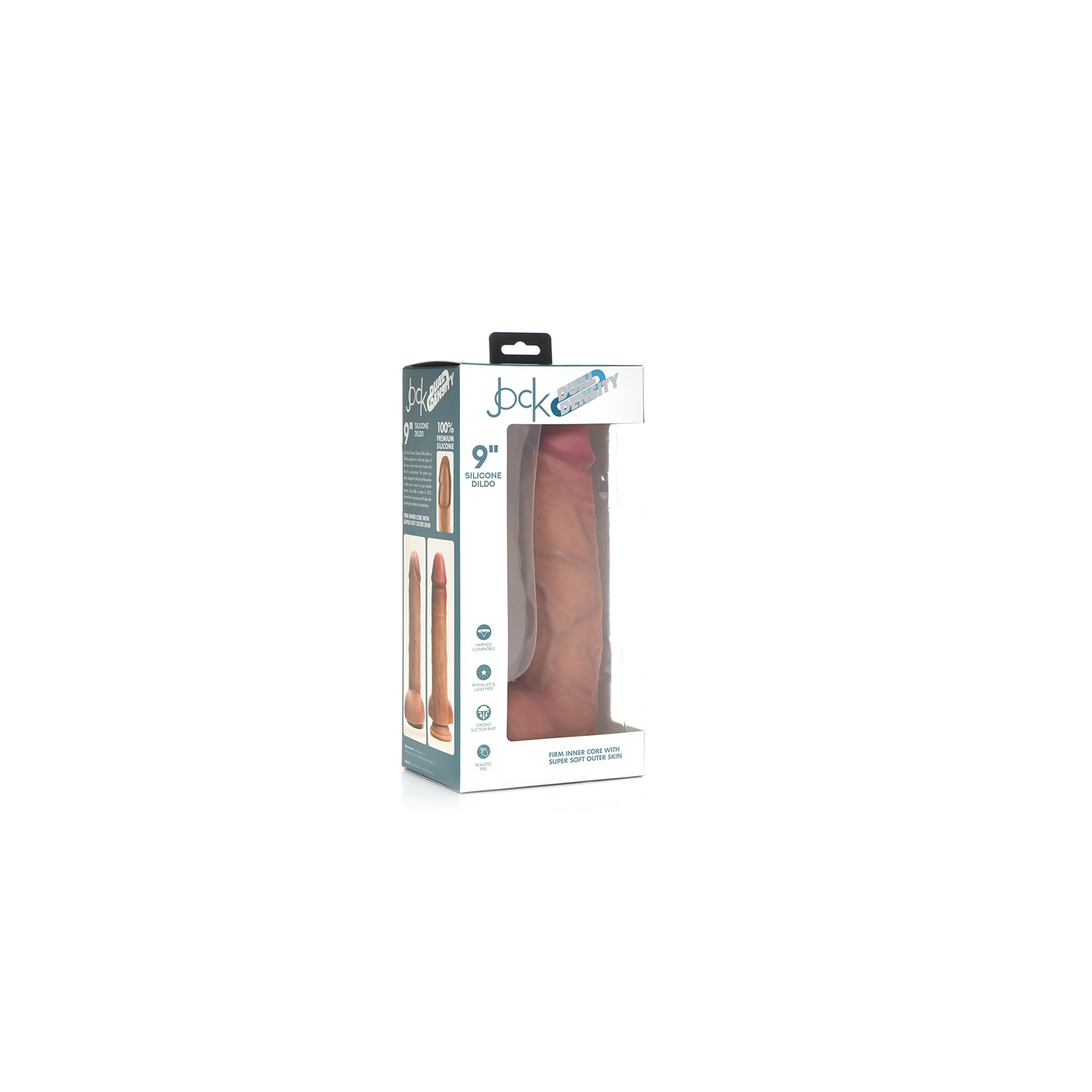 Curve Toys Jock Dildo de Densidad Doble - Placer Realista