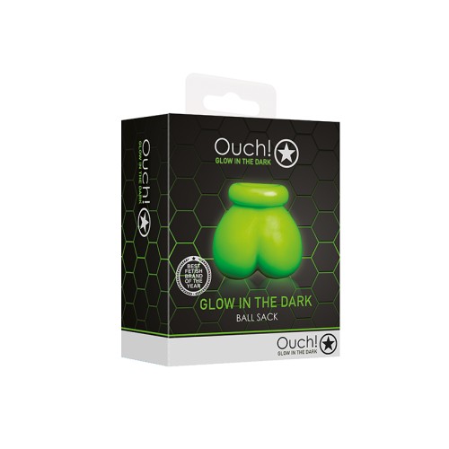 Ouch! Glow in the Dark Ball Sack Testicle Sling for Bondage Play