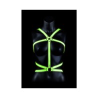 Ouch! Glow in the Dark Body Harness Neon Green