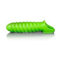 Ouch! Glow in the Dark Stretchy Penis Sleeve Neon Green