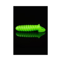 Ouch! Glow in the Dark Stretchy Penis Sleeve Neon Green