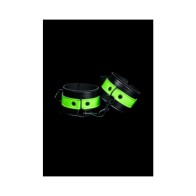 Ouch! Glow in the Dark Handcuffs Neon Green