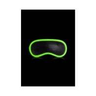 Ouch! Glow in the Dark Eye Mask - Black/Neon Green