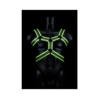 Ouch Glow in the Dark Body Harness LXL