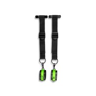 Ouch! Neon Green Glow in the Dark Door Restraint Kit