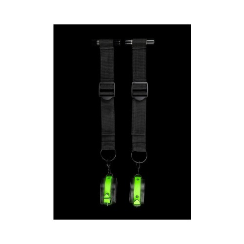 Ouch! Neon Green Glow in the Dark Door Restraint Kit