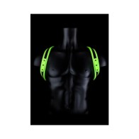 Ouch! Glow in the Dark Bonded Leather Sling Harness