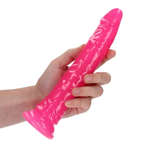 RealRock Glow in the Dark Slim Dildo for Ultimate Fun