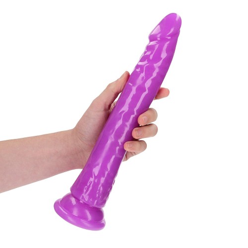 Dildo Slim que Brilla en la Oscuridad RealRock