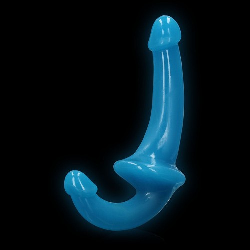 RealRock Glow in the Dark Strapless Strap-On Dildo