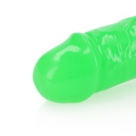 Doble Dildo que Brilla en la Oscuridad RealRock de 12 in.