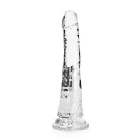 RealRock Crystal Clear Slim Dildo