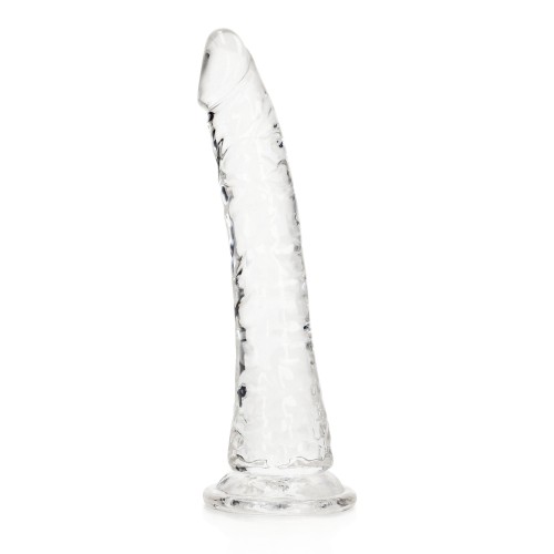 RealRock Crystal Clear Slim Dildo