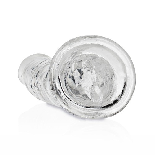 RealRock Crystal Clear Slim Dildo