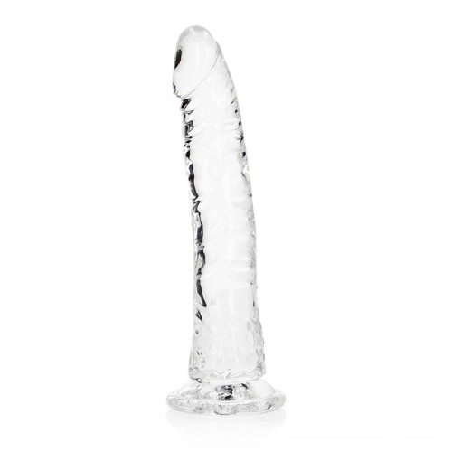 Dildo Transparente RealRock Slim 8 pulgadas