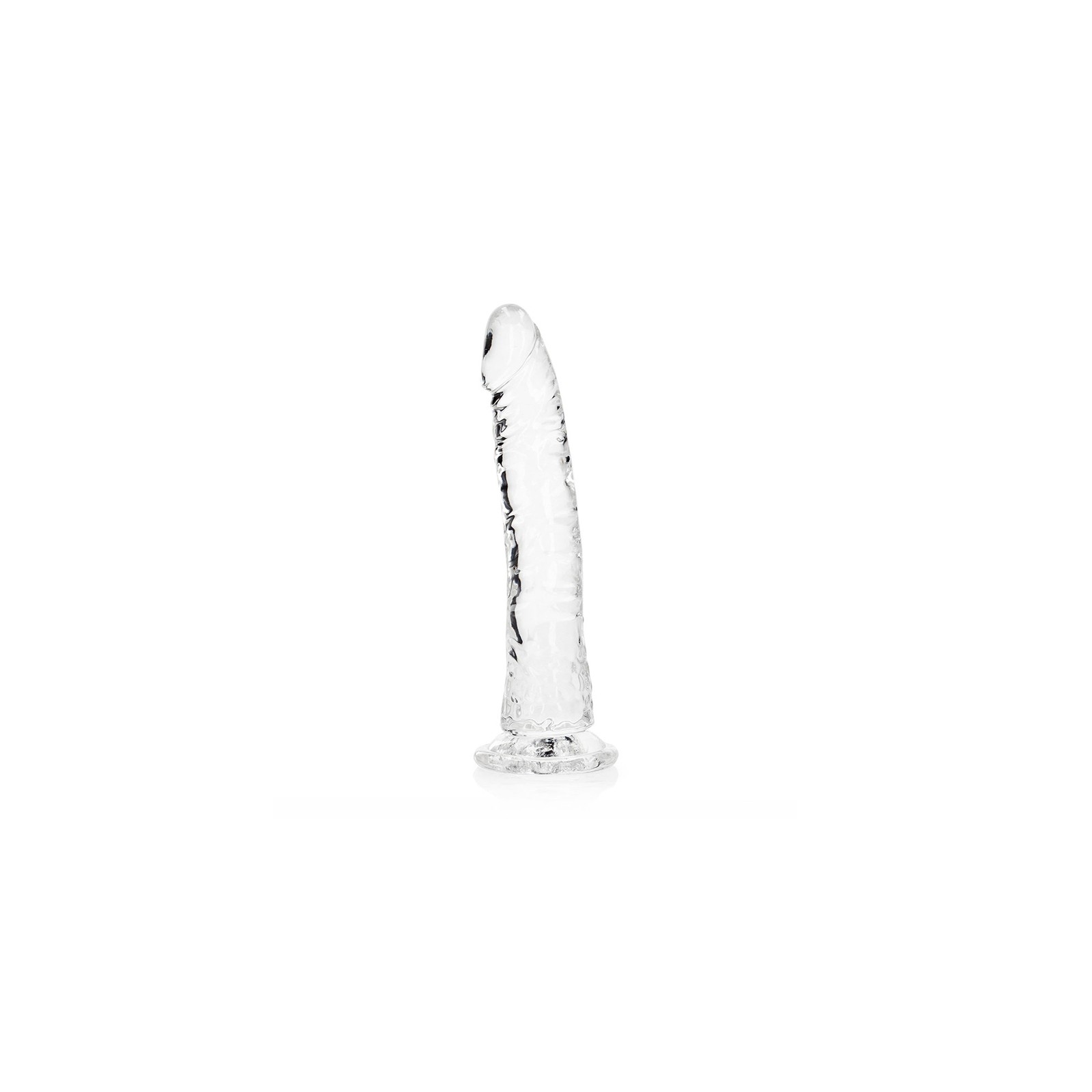 Dildo Transparente RealRock Slim 8 pulgadas