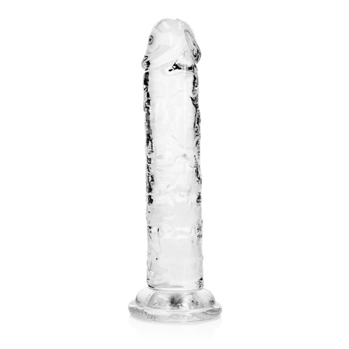 Dildo Transparente sin Bolas RealRock