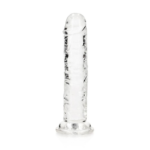 RealRock Crystal Clear Dildo without Balls