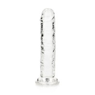 Dildo Transparente sin Bolas RealRock