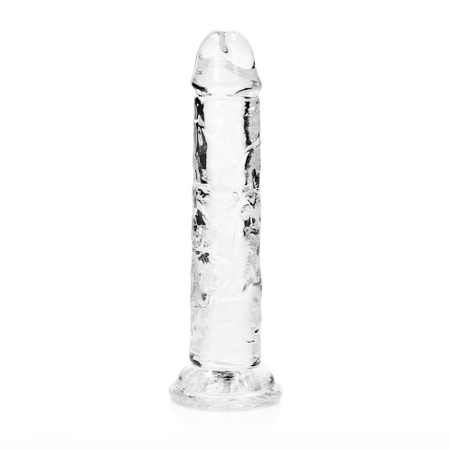 Dildo Transparente sin Bolas RealRock