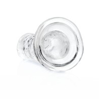 RealRock Crystal Clear Dildo without Balls