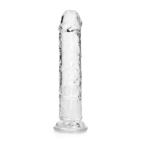 Dildo Transparente RealRock de 7 Pulgadas para Placer Máximo