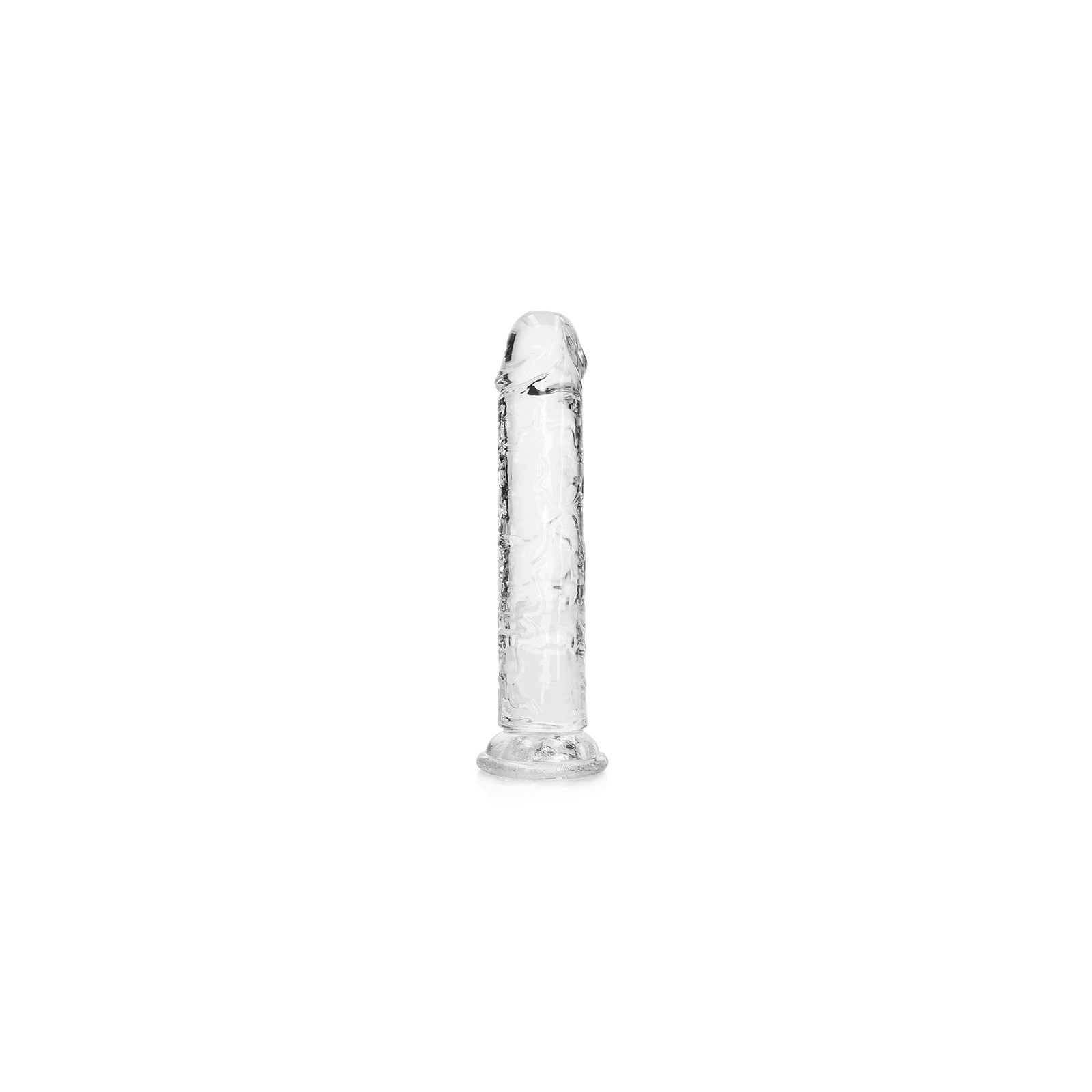 Dildo Transparente RealRock de 7 Pulgadas para Placer Máximo