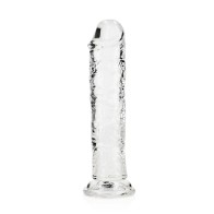 Dildo Transparente RealRock de 7 Pulgadas para Placer Máximo