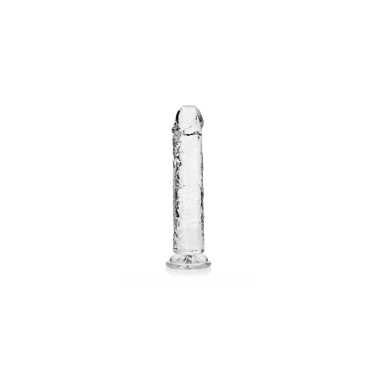 Dildo RealRock Crystal Clear 10 in. - Ideal para el Placer