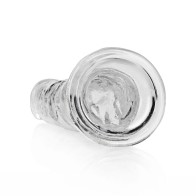 Dildo RealRock Crystal Clear 10 in. - Ideal para el Placer