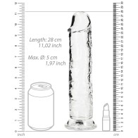 Dildo RealRock Crystal Clear 10 in. - Ideal para el Placer