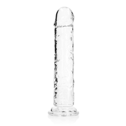 Dildo Recto Transparente RealRock de 11 in. para Placer