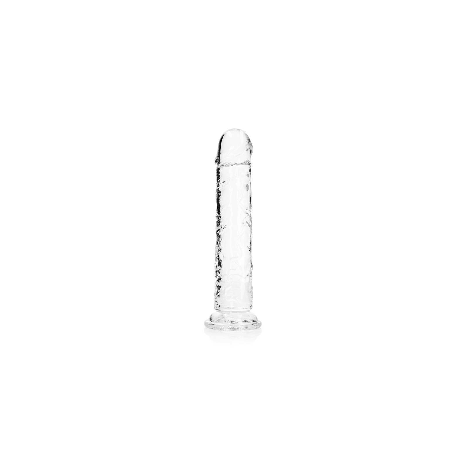 Dildo Recto Transparente RealRock de 11 in. para Placer