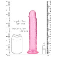 Dildo Claro Rosa RealRock 9 in.