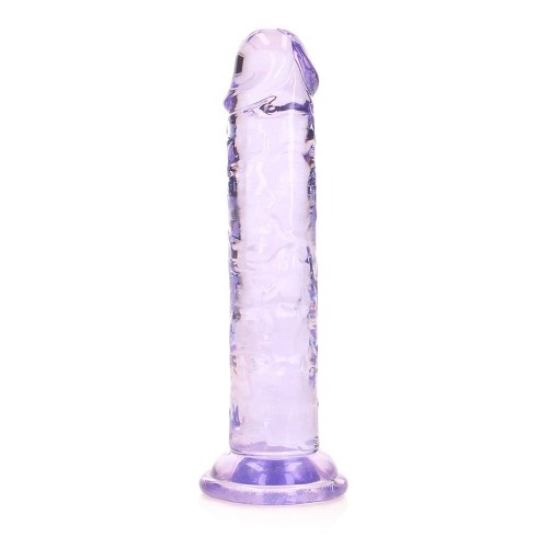 RealRock Crystal Clear Straight Dildo for Ultimate Pleasure