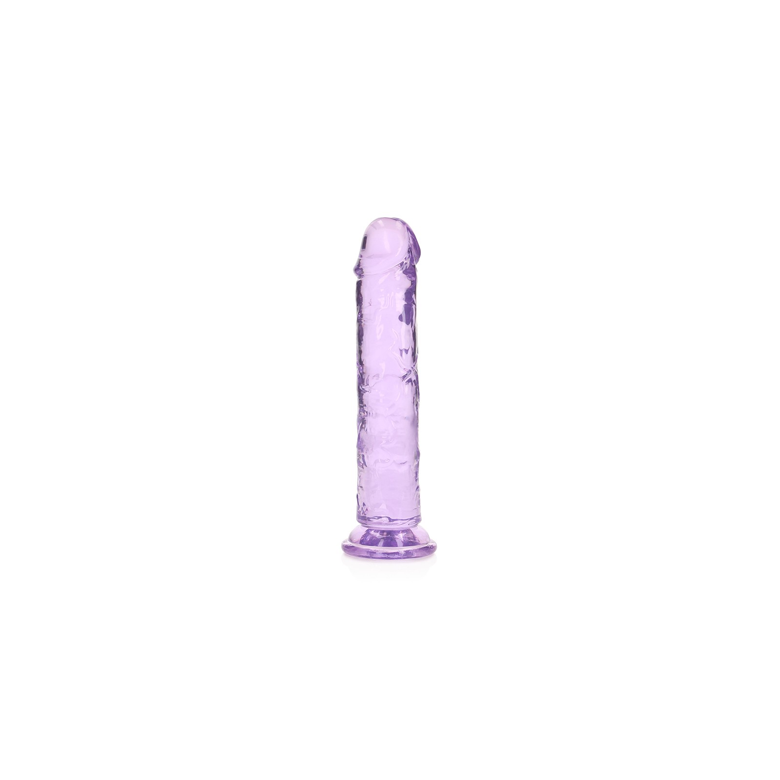 Dildo Transparente de 7in RealRock para Placer Mejorado