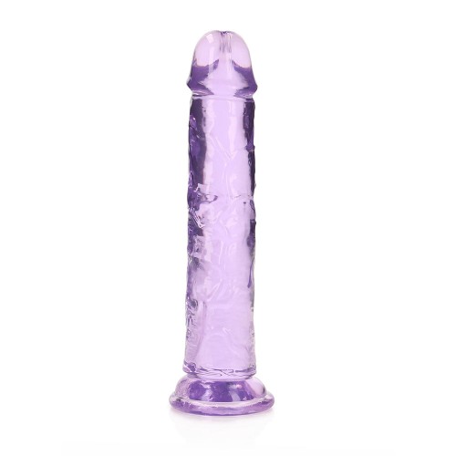 Dildo Transparente de 7in RealRock para Placer Mejorado