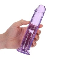 Dildo Transparente de 7in RealRock para Placer Mejorado