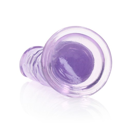 RealRock Clear Straight Dildo - Crystal Pleasure