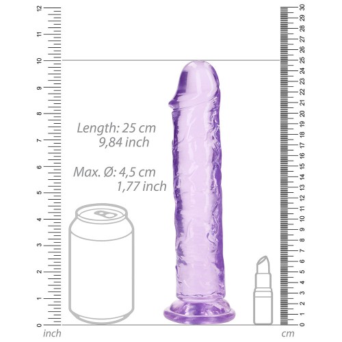 Dildo Recto Claro de 9 Pulgadas