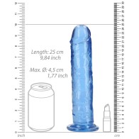 Dildo Recto RealRock Cristal Claro 9 Pulgadas