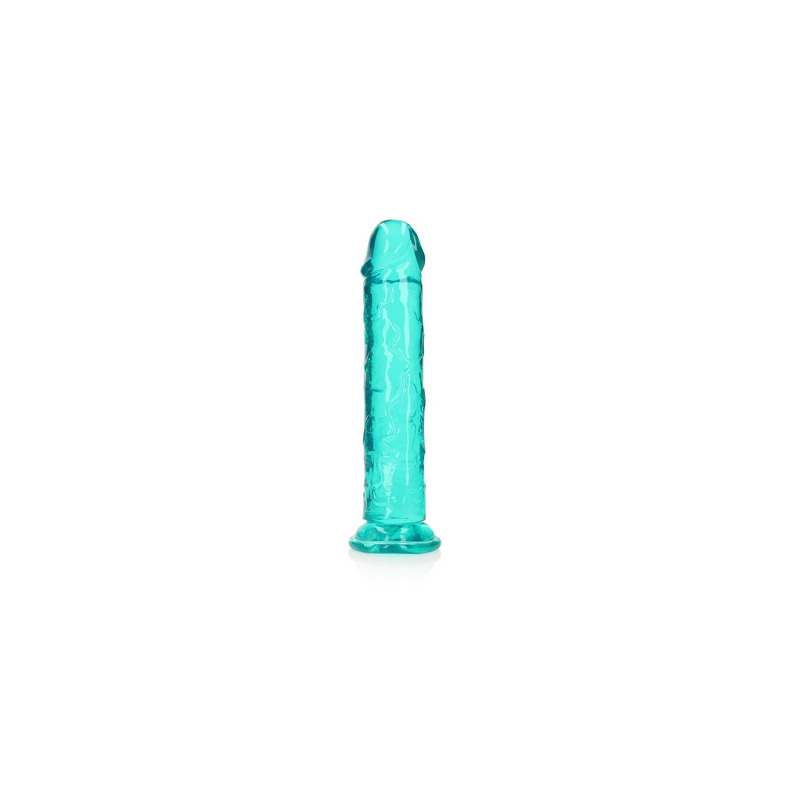 Dildo Transparente RealRock de 11 Pulgadas - A Prueba de Agua y Seguro