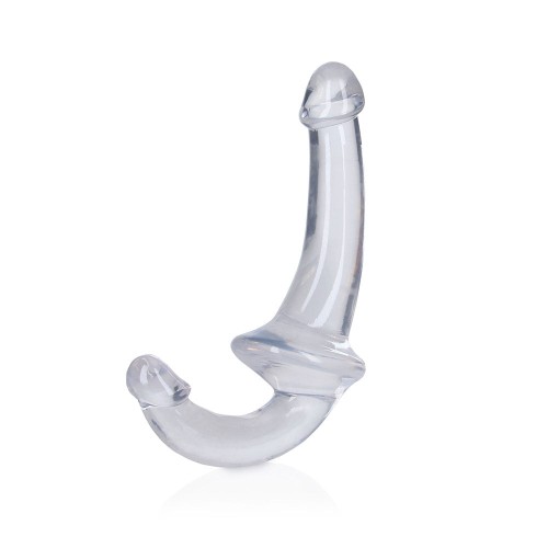 Dildo Strapless Clear RealRock 6 in.