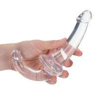 Dildo Strapless Clear RealRock 6 in.