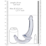 RealRock Crystal Clear 6 in. Strapless Dildo