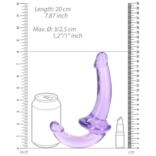 RealRock Crystal Clear Strapless Dildo