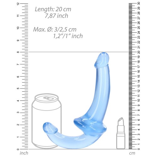 Dildo Strapless Crystal Clear RealRock - Placer Desatado