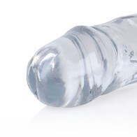 Dildo Doble RealRock Crystal Clear 13in para un Placer Extremo